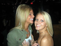 Teen bikini strip and